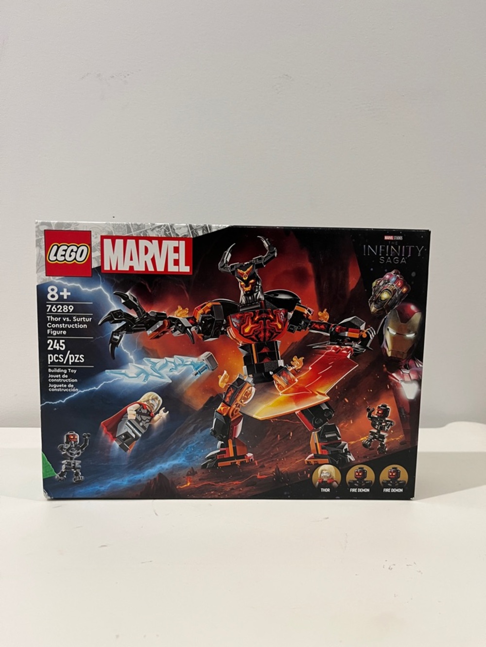 Lego Marvel Thor vs. Surtur Construction Figure 76289 New in box